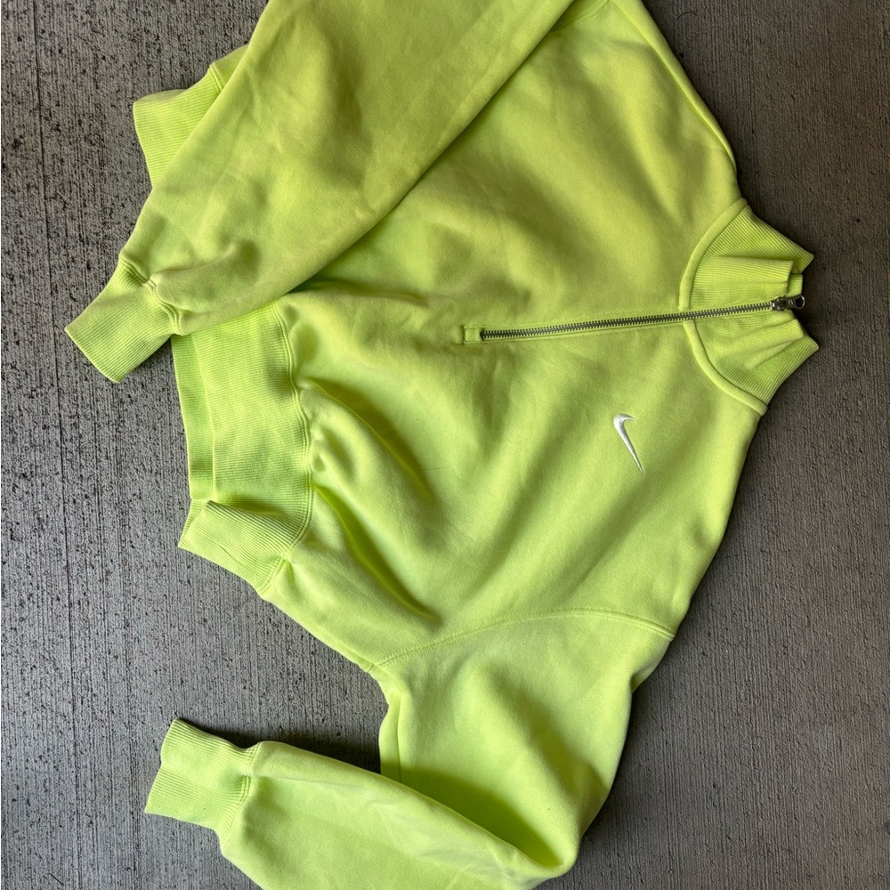 Nike Women's bright yellow sweatshirt